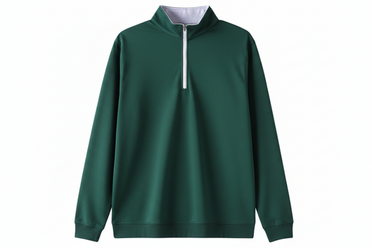 Meripex 1/4 Zip Pullover Green Meripex Apparel