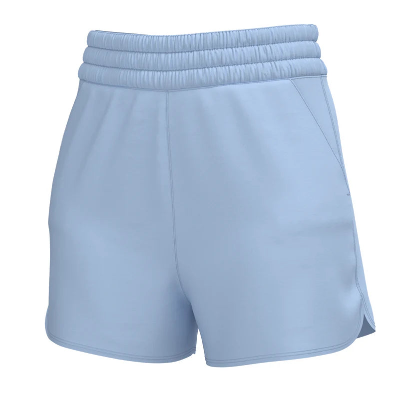 Local Girl High Waisted Volley Shorts Periwinkle Local Girl Outfitters