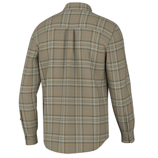 Local Boy  Phelan Stretch Flannel Tan/Olive/Yellow