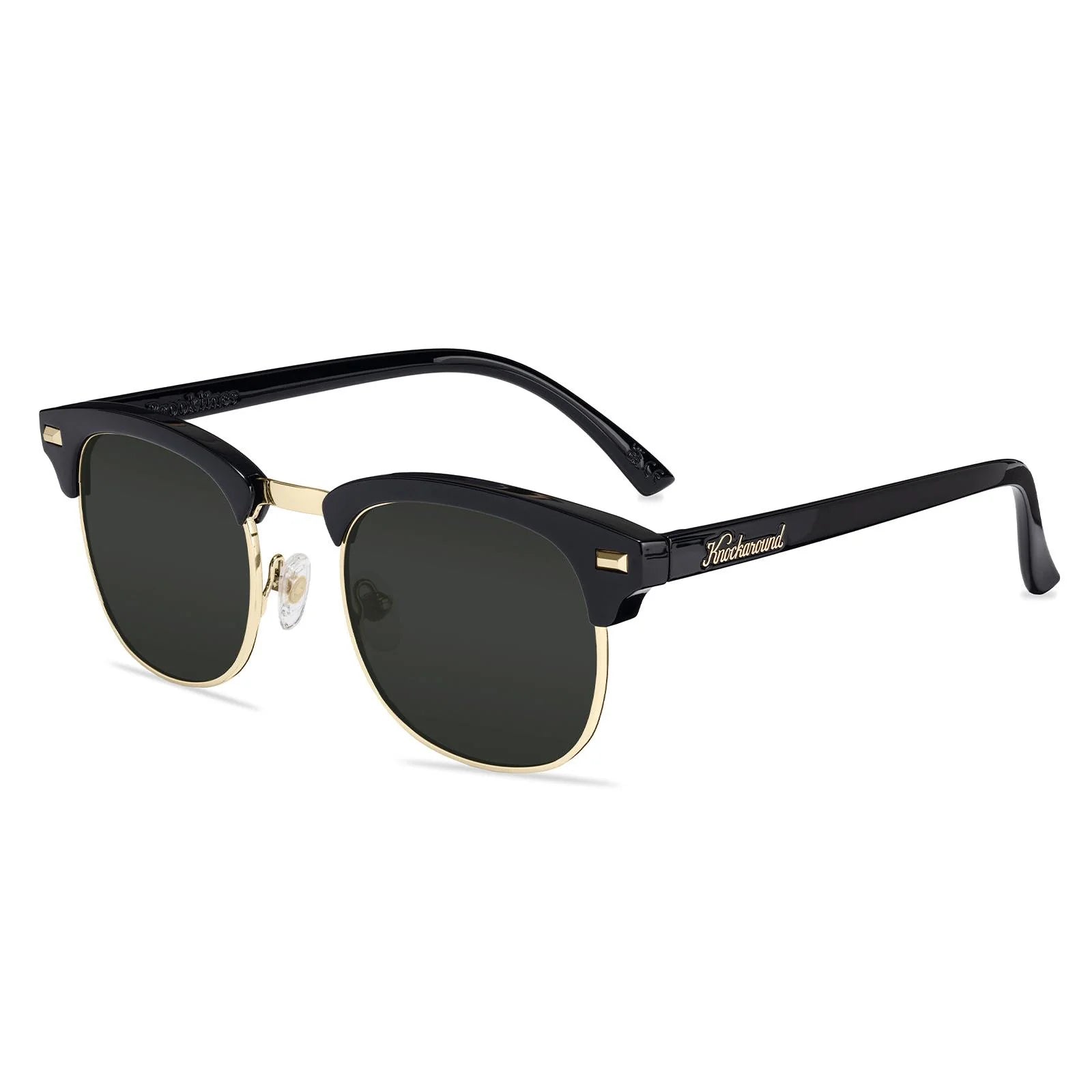 Knockaround Glossy   Black   &   Gold Knockaround