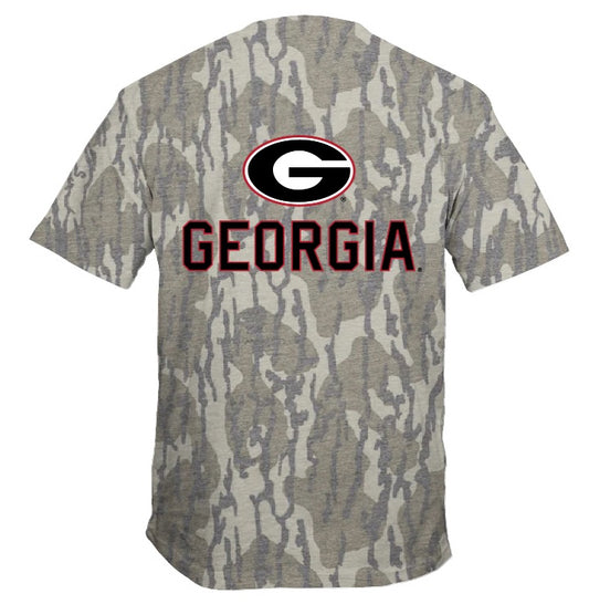 Georgia Bulldogs UGA Primary Mark Camo Shirt New World Graphics