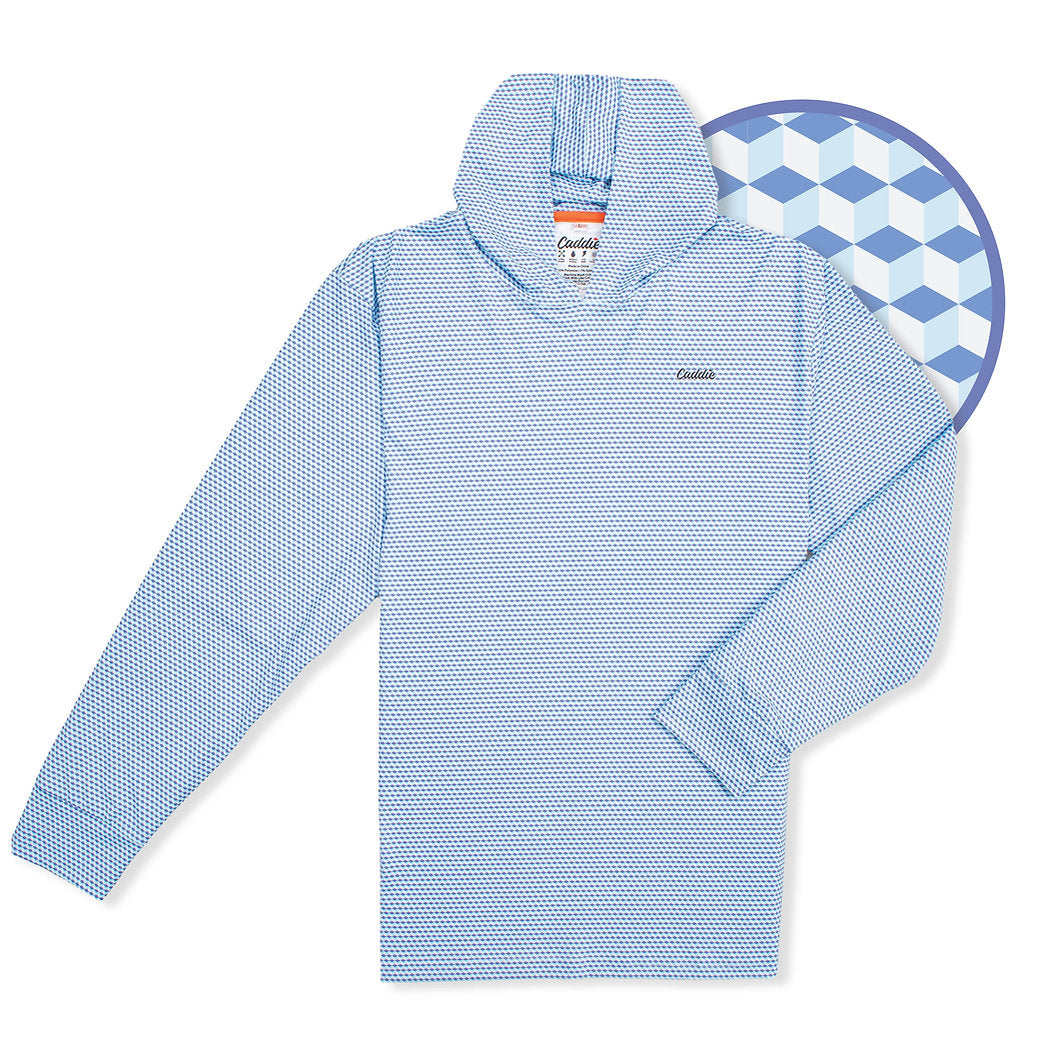 Caddie Prism Hoodie Blue Caddie