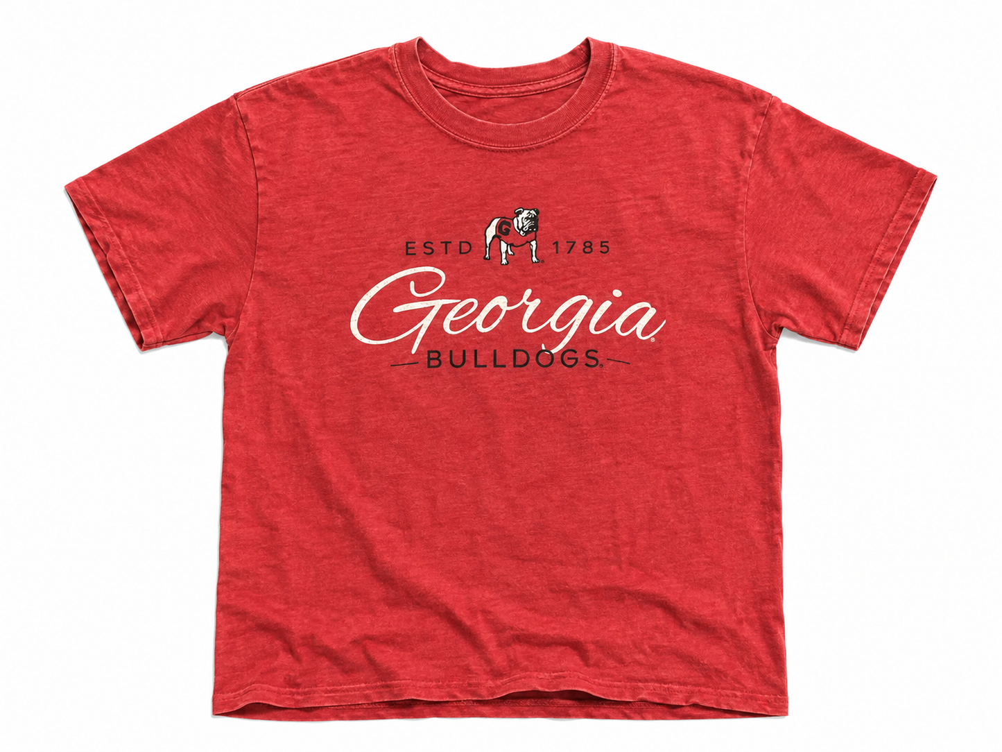 Pressbox Georgia Bulldogs Alexis Script Crop Pressbox