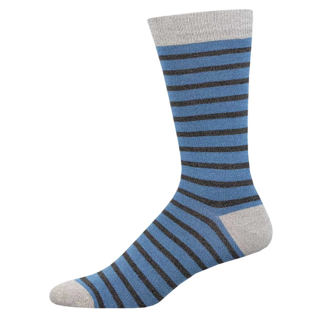 Sock Smith Sailor Stripe Blue and Gray Bamboo Socks Sock Smith