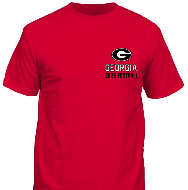 Georgia Bulldogs schedule shirt 2026 New World Graphics