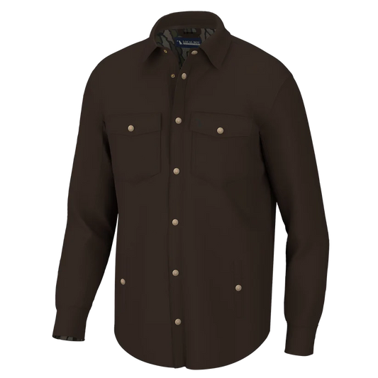Local Boy Sportsman's Shacket Brown Local Boy Outfitters