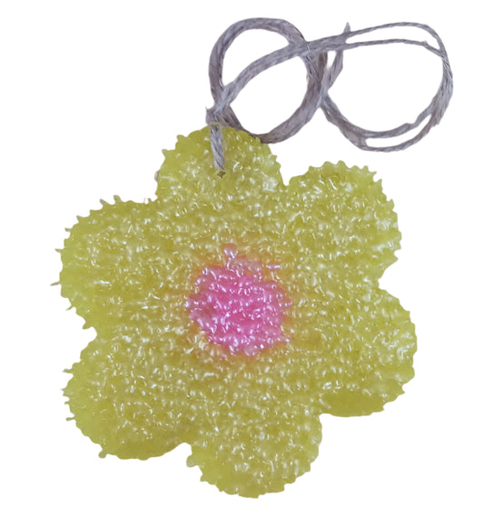 Funkie Freshies Yellow Flower Air Freshener
