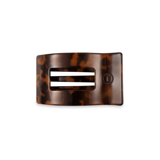 Teleties Rectangle Tortoise Small Hair Clip