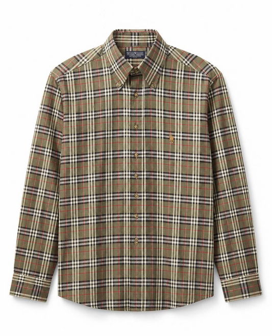Southern Casanova Button Down Turkey Roost Plaid Southern Casanova