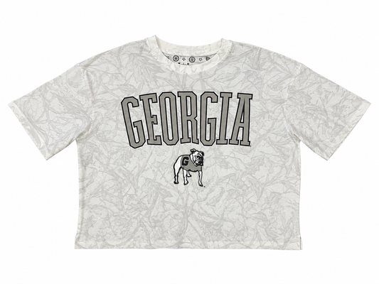 Pressbox Southlawn Camo Crop Shirt Pressbox