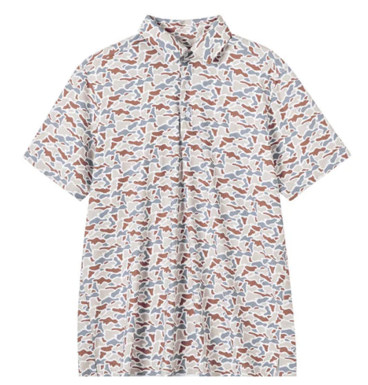 Meripex Mens Polo Tan Camo