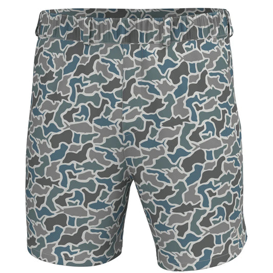 Local Boy Youth Volley Shorts Fish Camo
