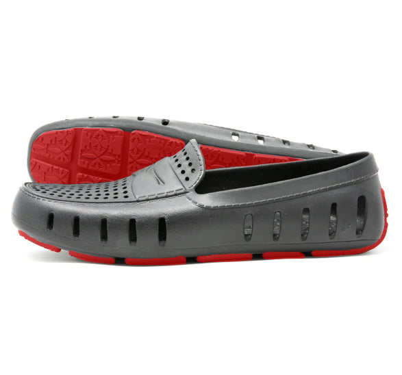 Floafers Black / Cherry Tomato Red Country Club Shoes Floafers