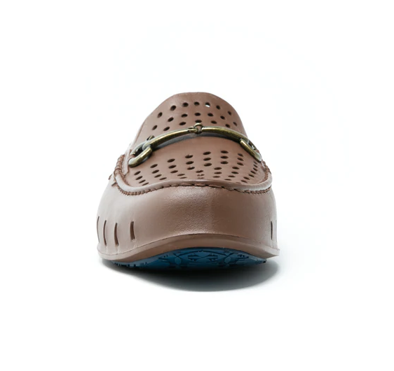 Floafers Driftwood Brown / Sailor Navy Chairman Bit Shoes Floafers