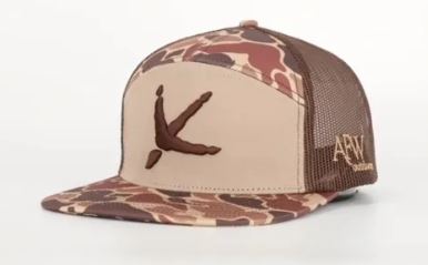 AFW Outdoors Brown Old School AFW Style Hat AFW Outdoors