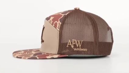 AFW Outdoors Brown Old School AFW Style Hat AFW Outdoors