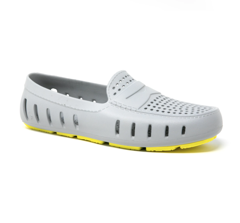 Floafers Harbor Mist Grey / Lemon Tonic Country Club Driver Shoes Floafers