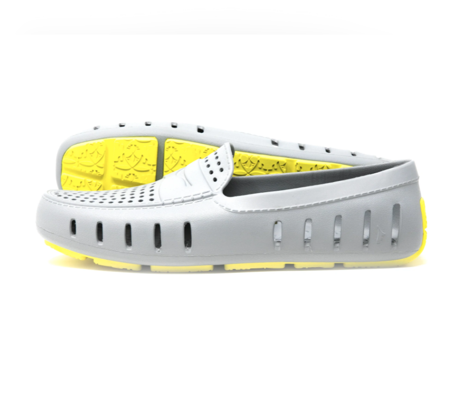 Floafers Harbor Mist Grey / Lemon Tonic Country Club Driver Shoes Floafers