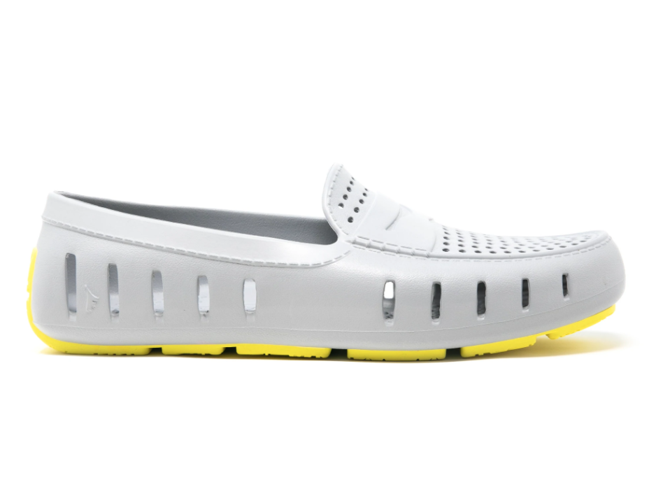 Floafers Harbor Mist Grey / Lemon Tonic Country Club Driver Shoes Floafers