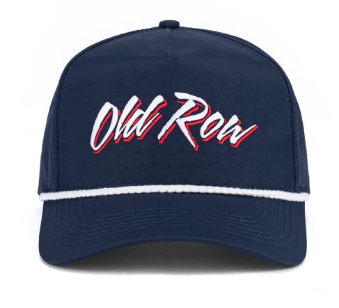 Old Row Script Nylon Rope Hat