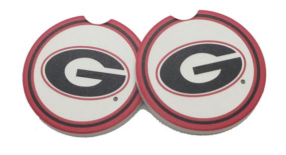 Magnolia Lane Georgia Bulldogs Car Coasters Set of 2 Magnolia Lane